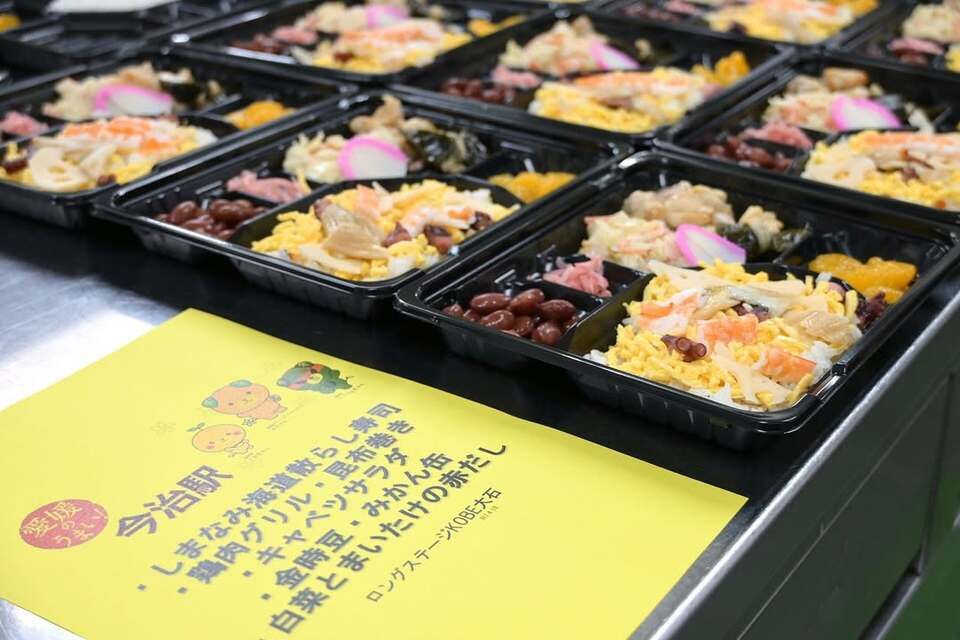 瀬戸内しまなみ海道ちらし寿司：予讃本線今治駅