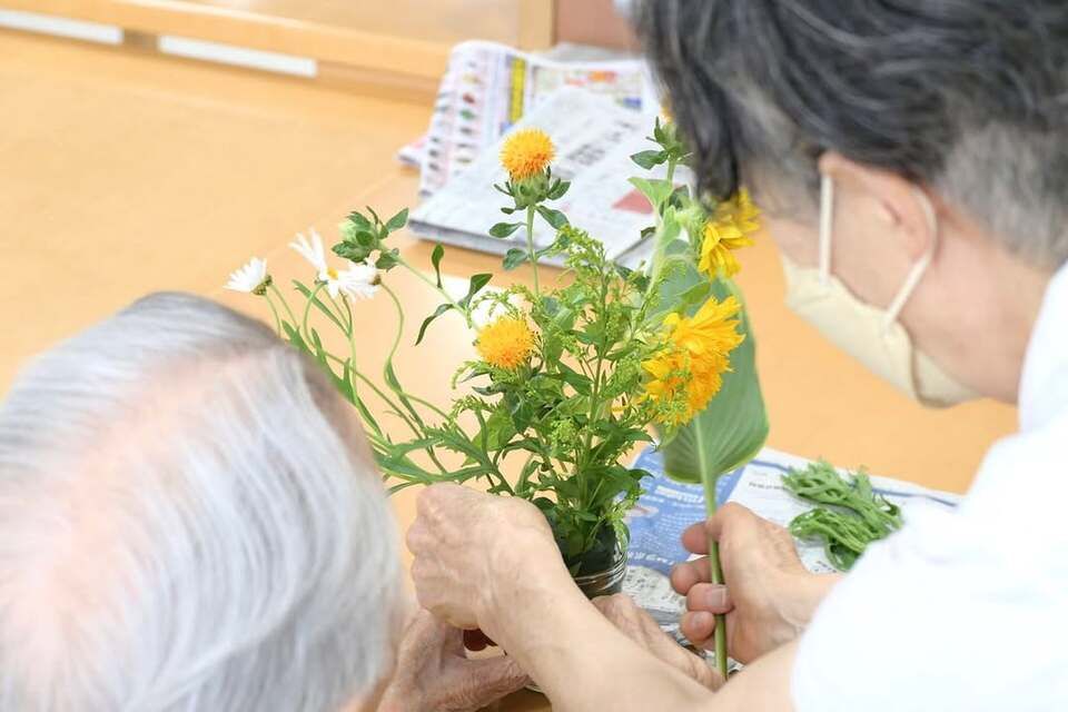 ６月のフラワーアレンジメント